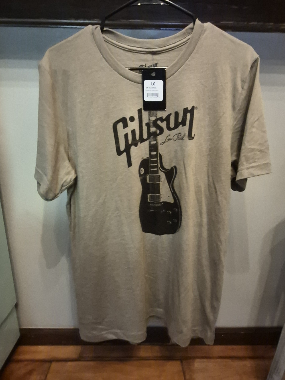 LG Men’s Tan Graphic Guitar T-Shirt